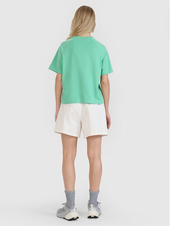 4F 4F Bavlnené šortky 4FRSS25TSHOF750-11S Biela Regular Fit