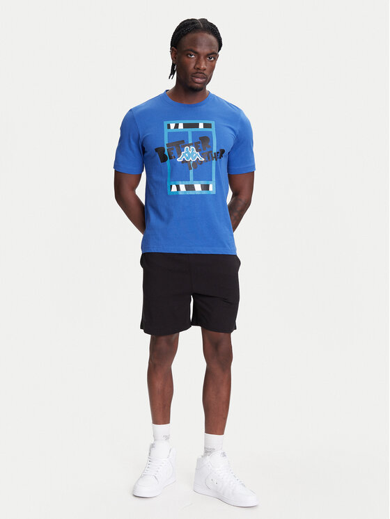 Kappa Kappa T-Shirt 351U8JW 741 Niebieski Regular Fit
