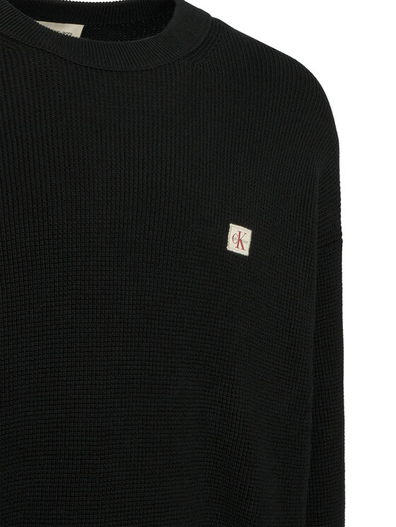 Calvin Klein Jeans Calvin Klein Jeans Sveter LV04RD313G Čierna Regular Fit