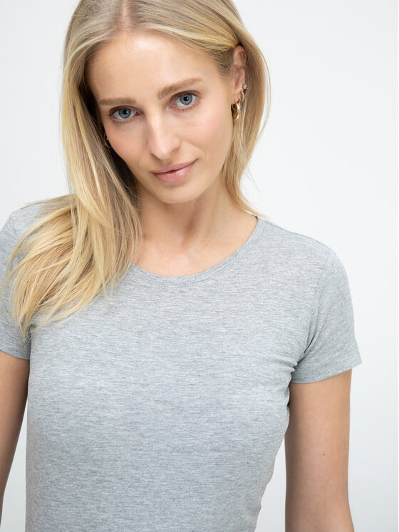 BIG STAR BIG STAR T-Shirt classic_991 Szary Basic Fit