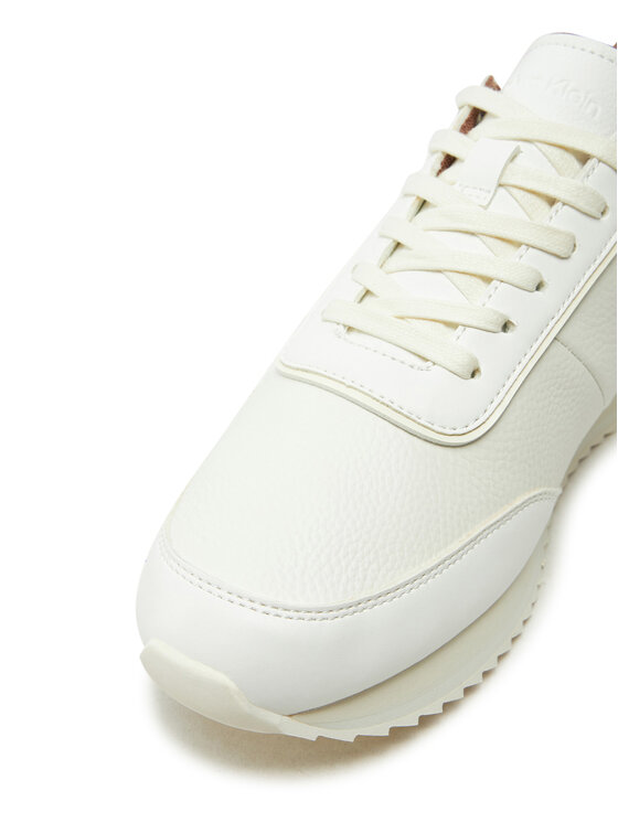 Calvin Klein Calvin Klein Sneakersy Low Top Lace Up Logo Lth HM0HM01654 Biały