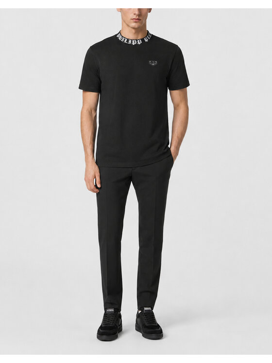 PHILIPP PLEIN PHILIPP PLEIN Tričko 31654 Čierna Regular Fit