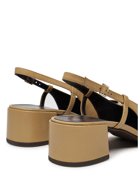 Tory Burch Tory Burch Sandale Cap-Toe Slingback Pump 156302 Bež