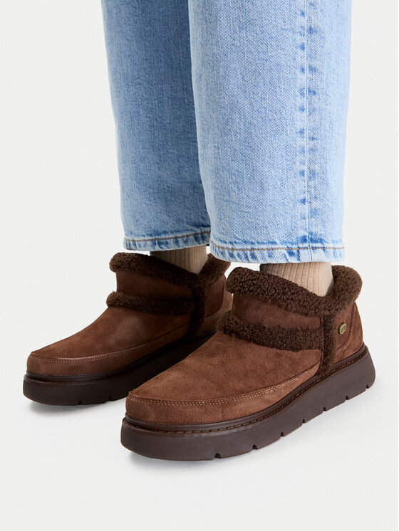 Skechers Čizme za snijeg Bobs Keepsakes Lite - Winter Snug 114895 Tamno smeđa