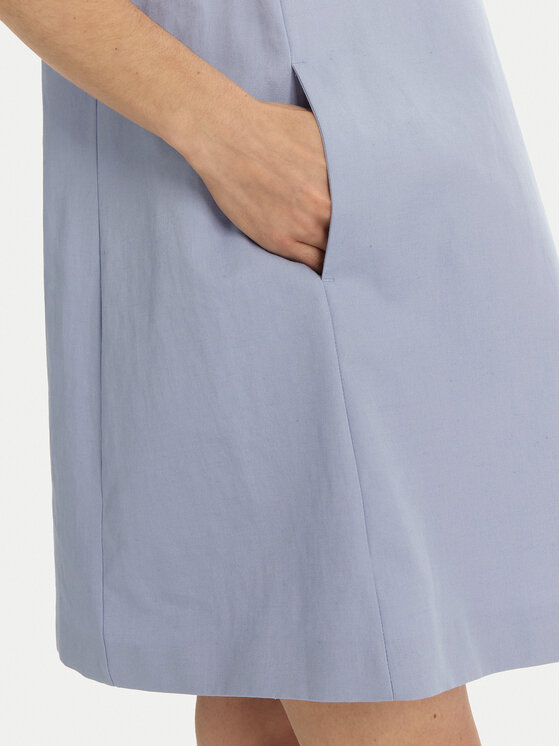 Weekend Max Mara Weekend Max Mara Ежедневна рокля Racer 2515221102 Светлосиньо Regular Fit