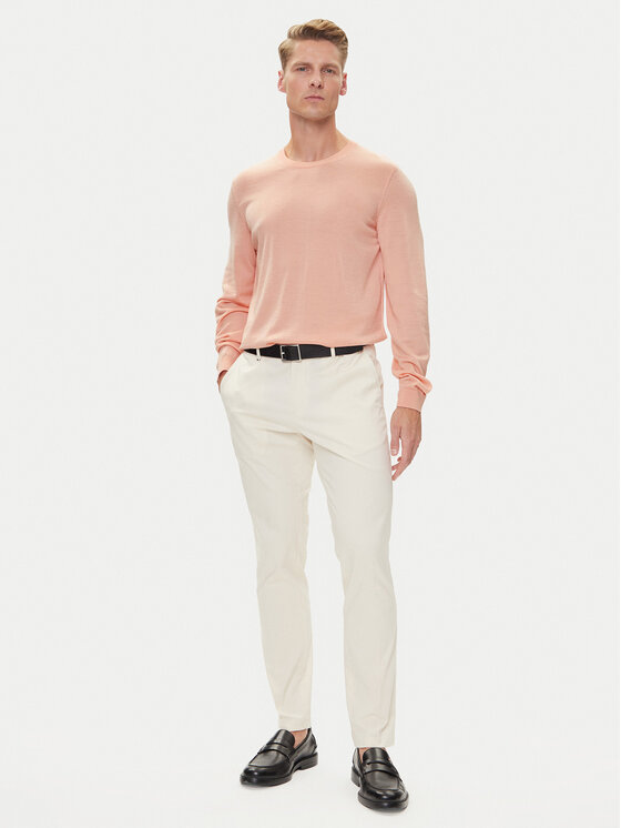 BOSS BOSS Megztinis Leno-P 50468239 Rožinė Slim Fit