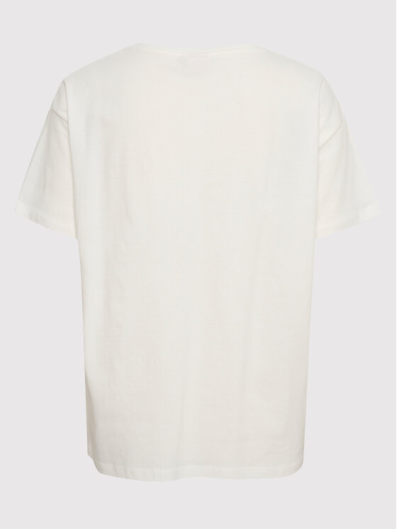 Cream Cream T-shirt CRZera 10611112 Bijela Relaxed Fit