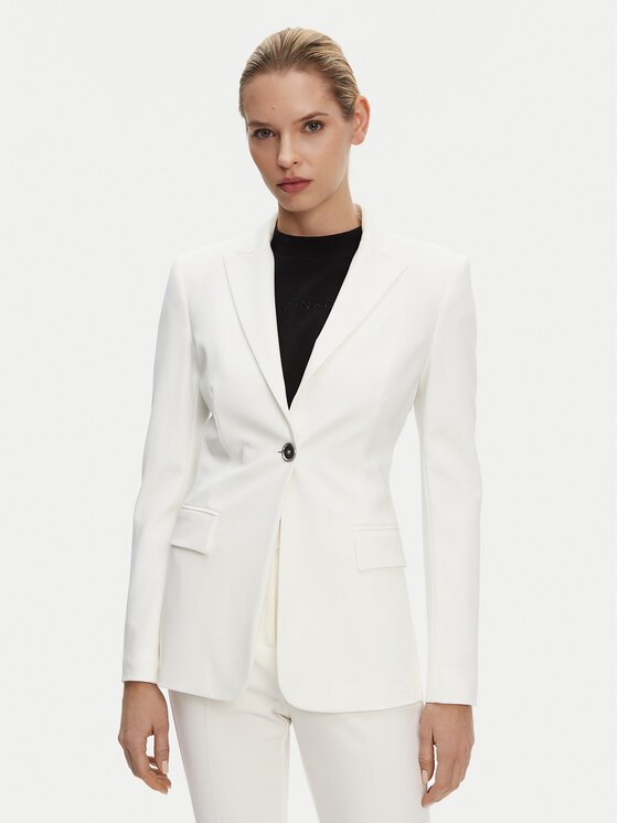 PINKO PINKO Sako 104903 A1L3 Bílá Regular Fit