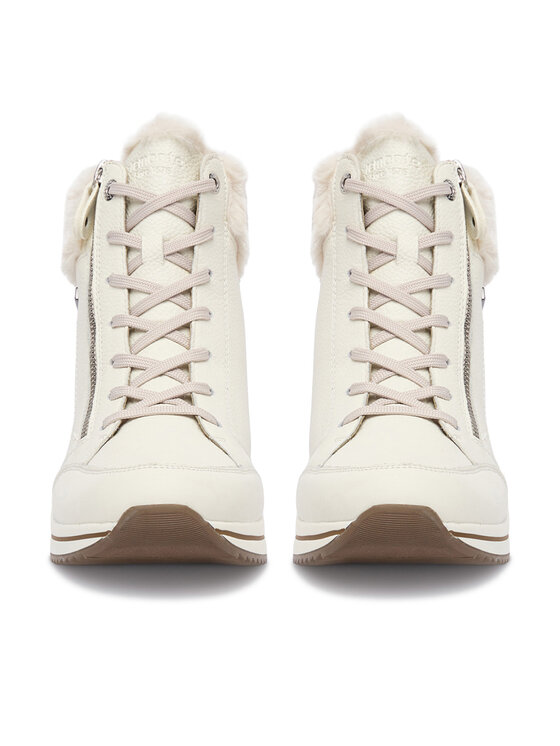 Remonte Remonte Schnürschuhe CEO-D0T77-80 Écru