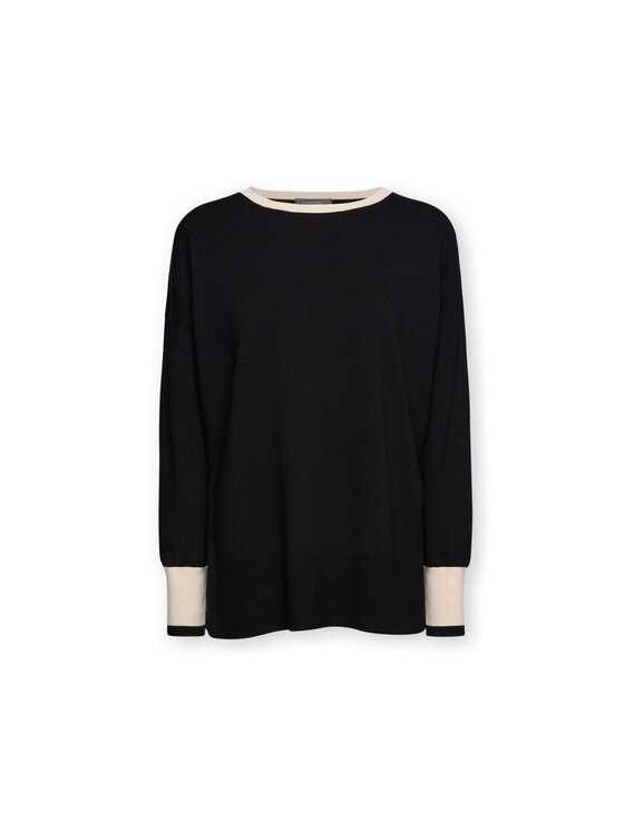 Elena Mirò Elena Mirò Maglione M035Z000796N0A1 Nero Over Fit