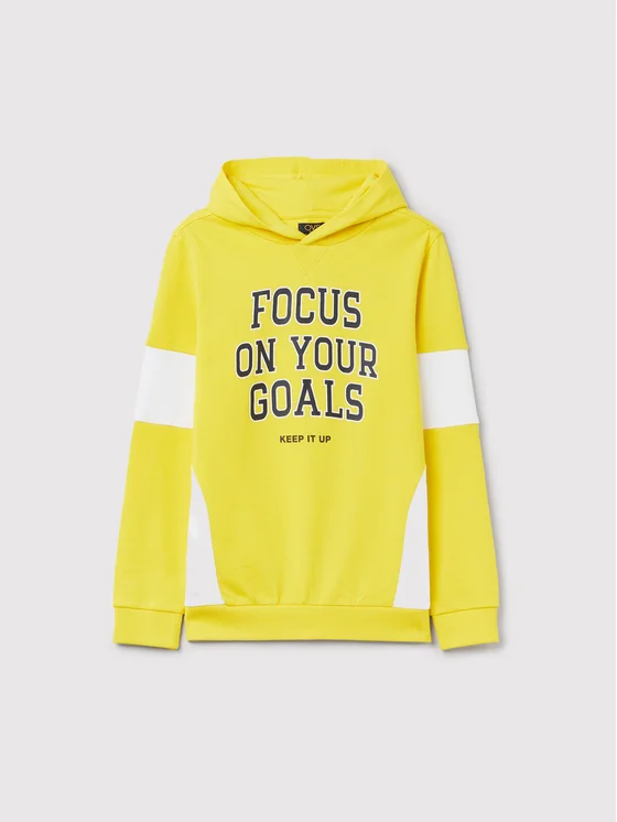 OVS Sweatshirt 1438339 Gelb Regular Fit