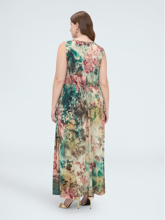 Fiorella Rubino Fiorella Rubino Sukienka wieczorowa 7021L001320N0S5 Zielony A-Line Fit
