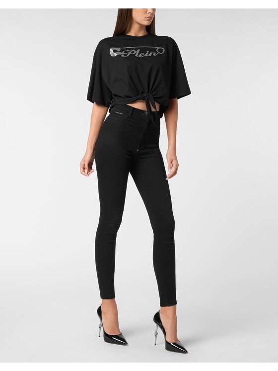 PHILIPP PLEIN PHILIPP PLEIN T-Shirt 23599 Czarny Regular Fit