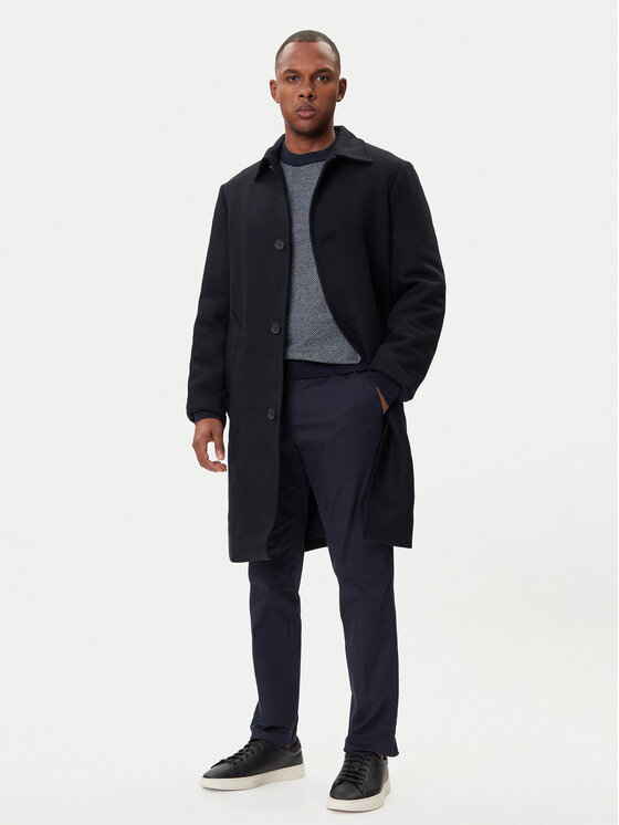 Armani Exchange Armani Exchange Vilnonis paltas XM001121 AF18943 UB101 Tamsiai mėlyna Regular Fit