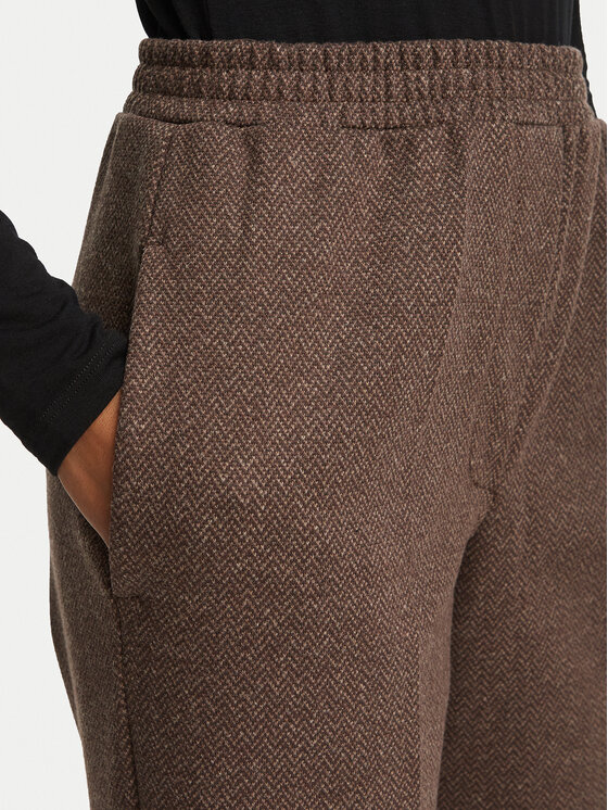 Weekend Max Mara Weekend Max Mara Штани з тканини Editta 2625786012 Коричневий Regular Fit