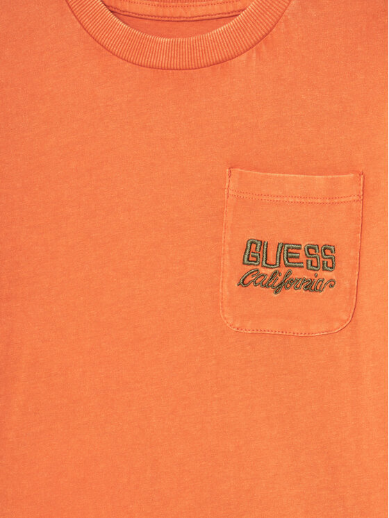 Guess Guess T-shirt L5RI30 K8HM4 Narančasta Regular Fit
