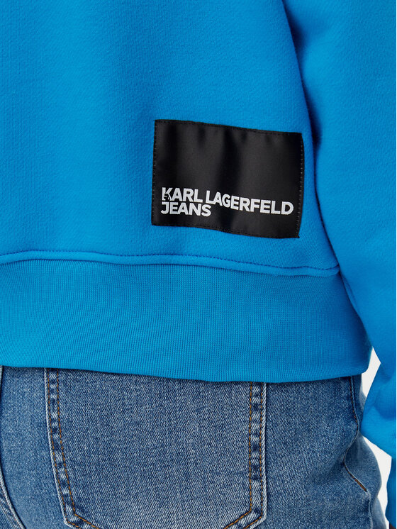 Karl Lagerfeld Jeans Karl Lagerfeld Jeans Majica dugih rukava A1W20005 Plava Regular Fit