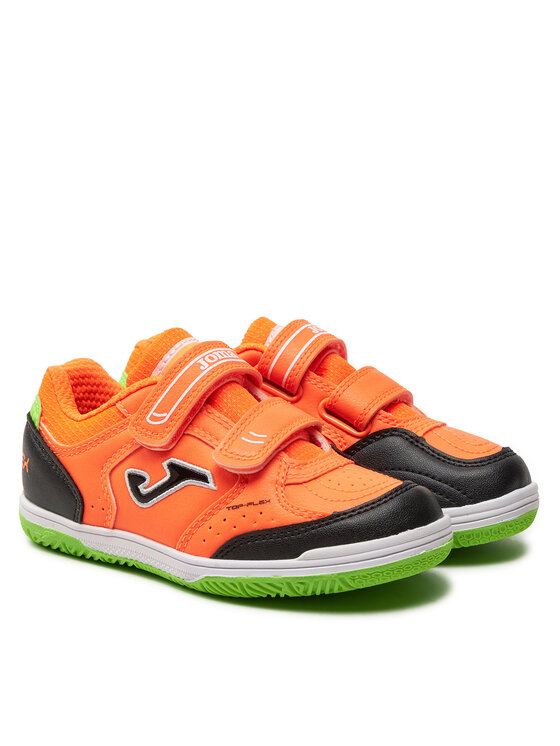 Joma Joma Čevlji za nagomet Top Flex Jr Indoor TPJW2408INV Oranžna