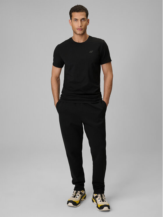 4F 4F Spodnie dresowe ESSENTIAL 2 Czarny Regular Fit