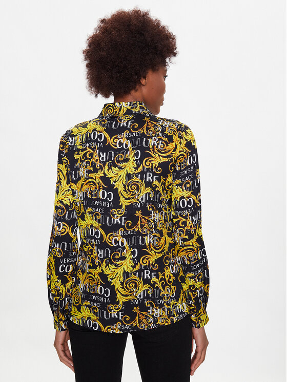 Versace Jeans Couture Versace Jeans Couture Krekls 74HAL201 Melns Regular Fit