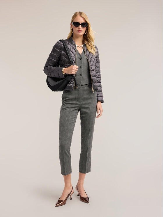 Motivi Motivi Giubbotto piumino F019Q000751N013 Grigio Regular Fit