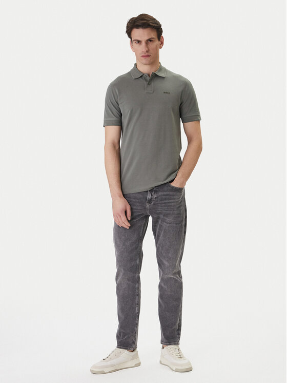 BOSS BOSS Pólóing Prime 50507813 Szürke Regular Fit