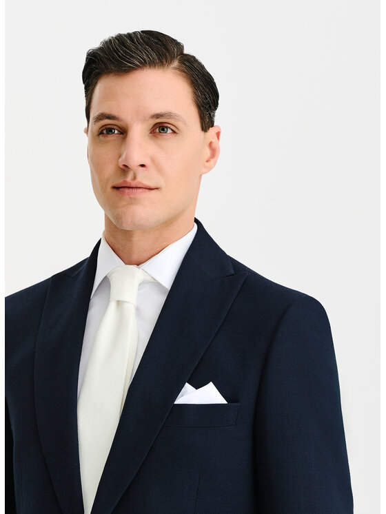 Pako Lorente Pako Lorente Marynarka P25SF-3G-012 Granatowy Slim Fit