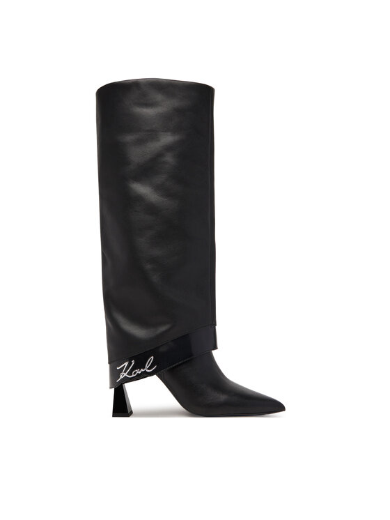 KARL LAGERFELD KARL LAGERFELD Kozačky KL32081 Černá