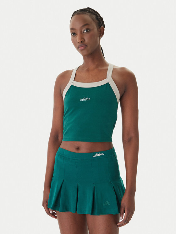 adidas Top Seasonal Essentials Colorpop JZ0195 Verde Slim Fit
