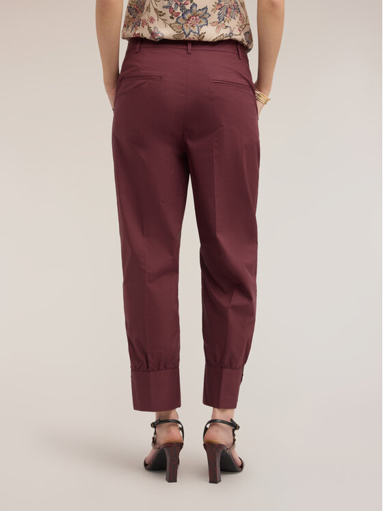 Motivi Motivi Spodnie materiałowe P00VQ004580N029 Fioletowy Regular Fit