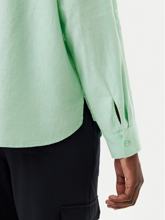 Olsen Olsen Camicia 12002119 Verde Regular Fit