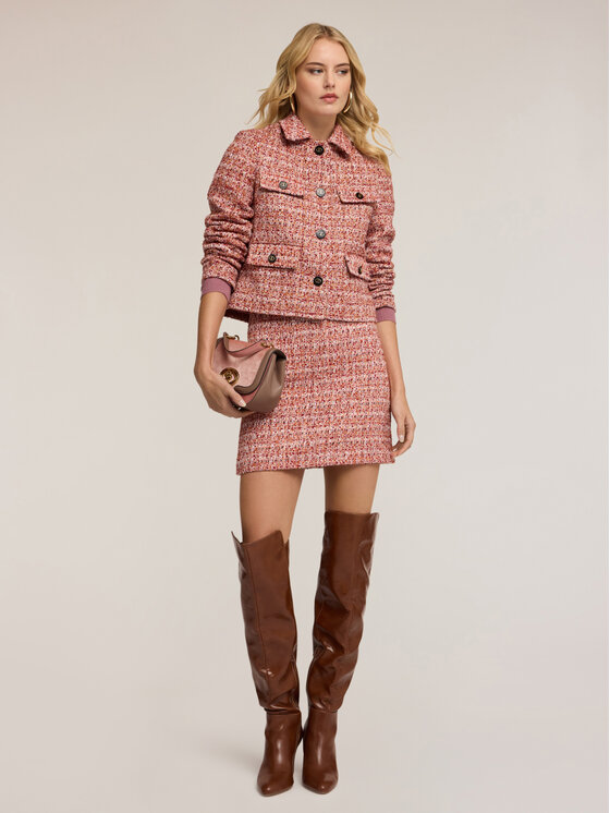 Motivi Motivi Minigonna 1078Q001144N0S6 Rosso Regular Fit