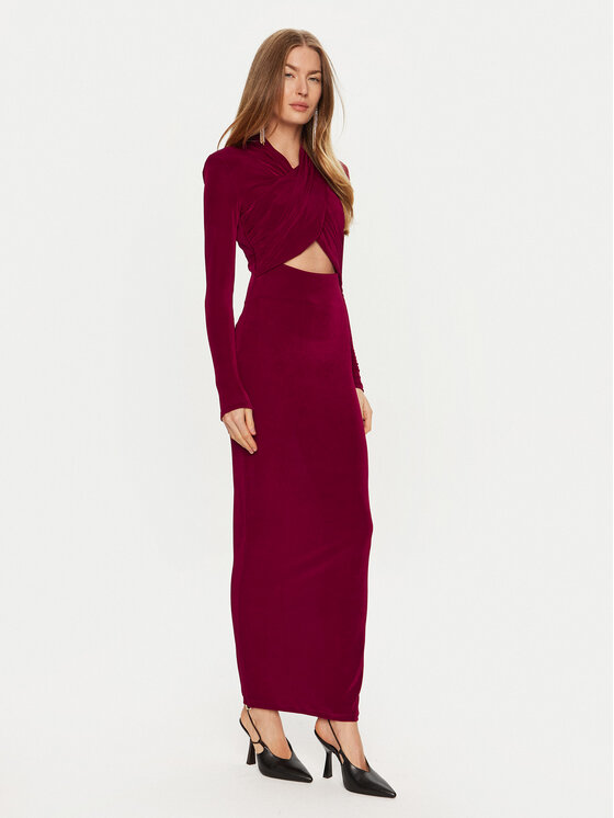 Bardot Bardot Rochie de seară Reno 58742DB Roșu Slim Fit