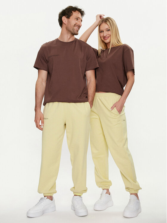 Pangaia Pangaia Spodnji del trenirke Food Dye Zelena Regular Fit