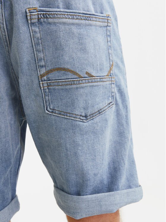 Jack&Jones Jack&Jones Džínsové šortky Chris 12249095 Modrá Relaxed Fit