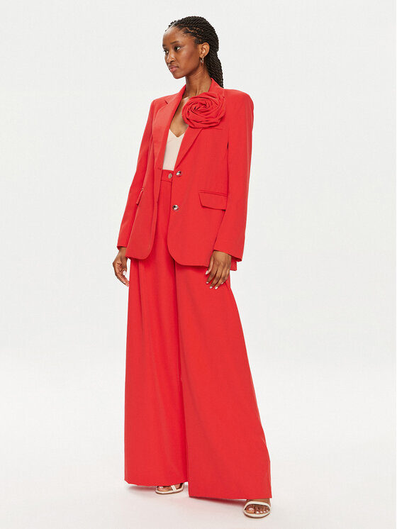Maryley Maryley Giacca da abito 24EB202/43FI Rosso Regular Fit