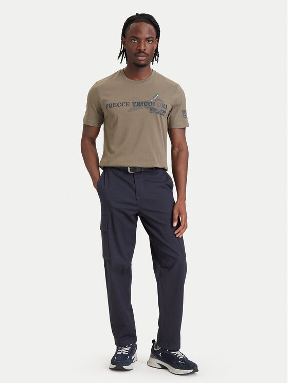 Aeronautica Militare Aeronautica Militare Тишърт 262TS2541UJ00750 Каки Regular Fit