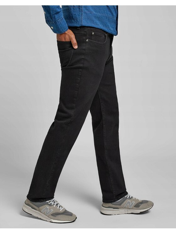 Lee Lee Jeansy Straight Fit MVP Extereme Motion Czarny Tapered Fit