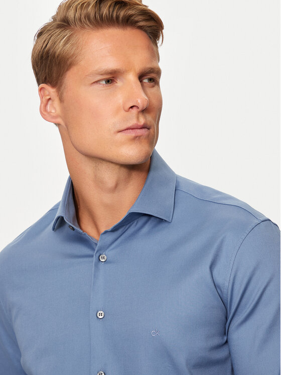 Calvin Klein Calvin Klein Marškiniai K10K113546 Mėlyna Regular Fit