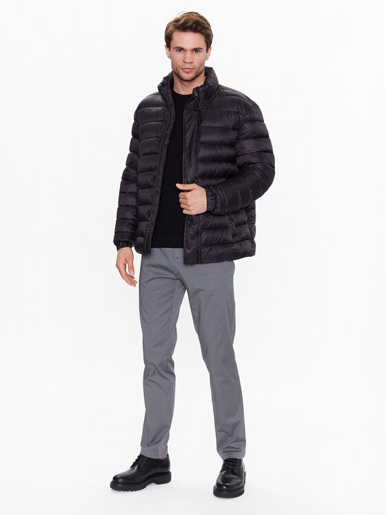 Sisley Sisley Чино панталони 4JLESF023 Сив Slim Fit