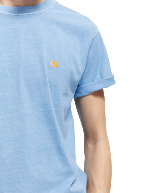 Scotch & Soda T-Shirt 169076 Blau Regular Fit | Modivo.de