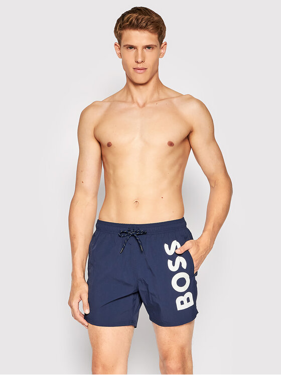 BOSS Boss Kopalne hlače Octopus 50469602 Mornarsko modra Regular Fit