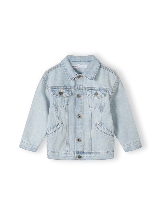 Kurtka jeansowa MINOTI, Rozmiar 158/164, Błękitny, 23jacket40