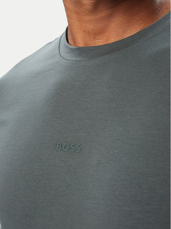 BOSS BOSS Majica z dolgimi rokavi Tchark 50473286 Khaki Regular Fit