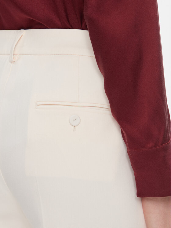 Weekend Max Mara Weekend Max Mara Riidest püksid Vite 2415131031 Beež Regular Fit