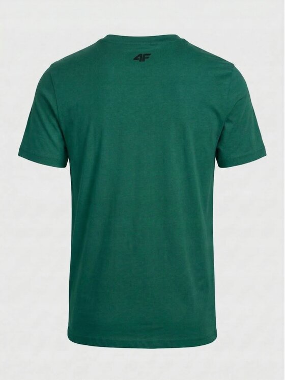 4F 4F T-Shirt Z-TTSHM3947-3-K Biały Regular Fit