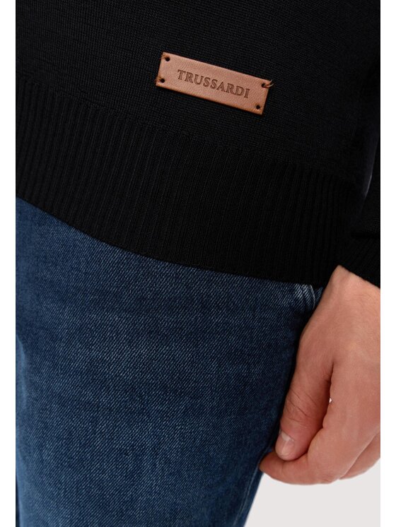 Trussardi Trussardi Cardigan M0058000007N033 Nero Regular Fit