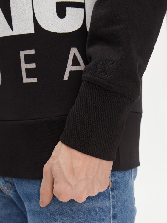Calvin Klein Jeans Calvin Klein Jeans Μπλούζα J30J324108 Μαύρο Regular Fit