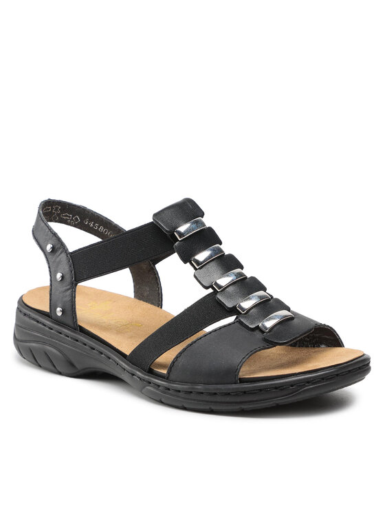 Rieker Rieker Sandalen 64580-00 Schwarz