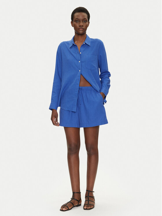 Gap Gap Szorty materiałowe 713386-04 Niebieski Regular Fit